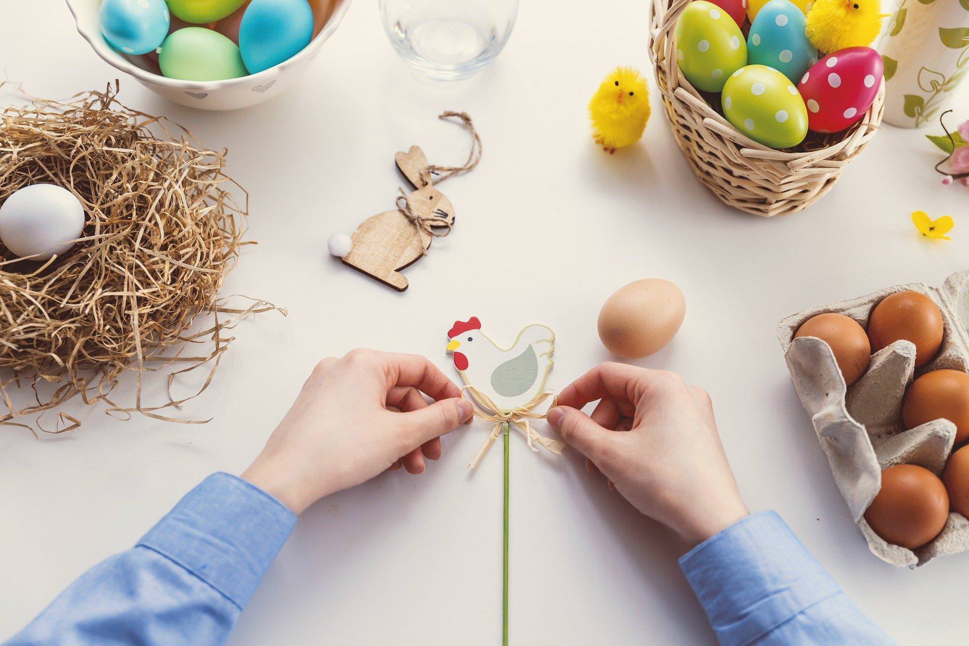 Wielkanocne tradycyjne dekoracje