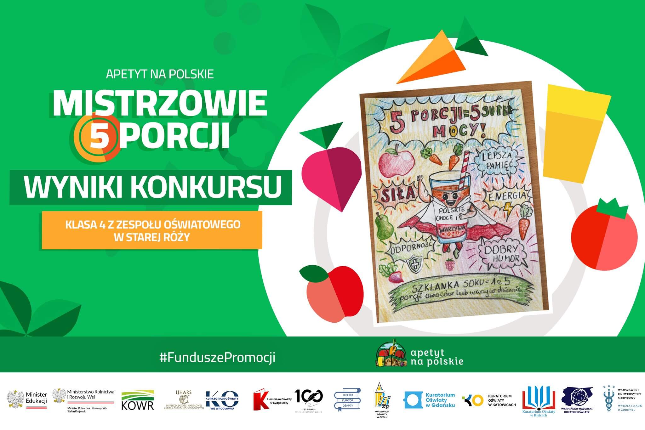 Pierwsza edycja programu „Mistrzowie 5 porcji” za nami – czas na podsumowanie